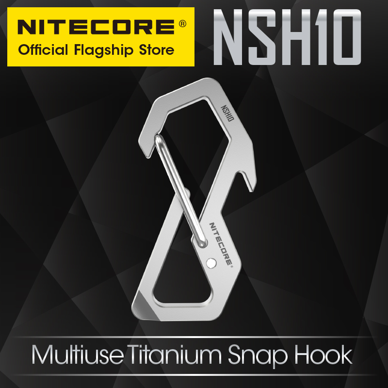 Edc Carry Kit - NITECORE NSH10 Multiuse Titanium المفاجئة هوك