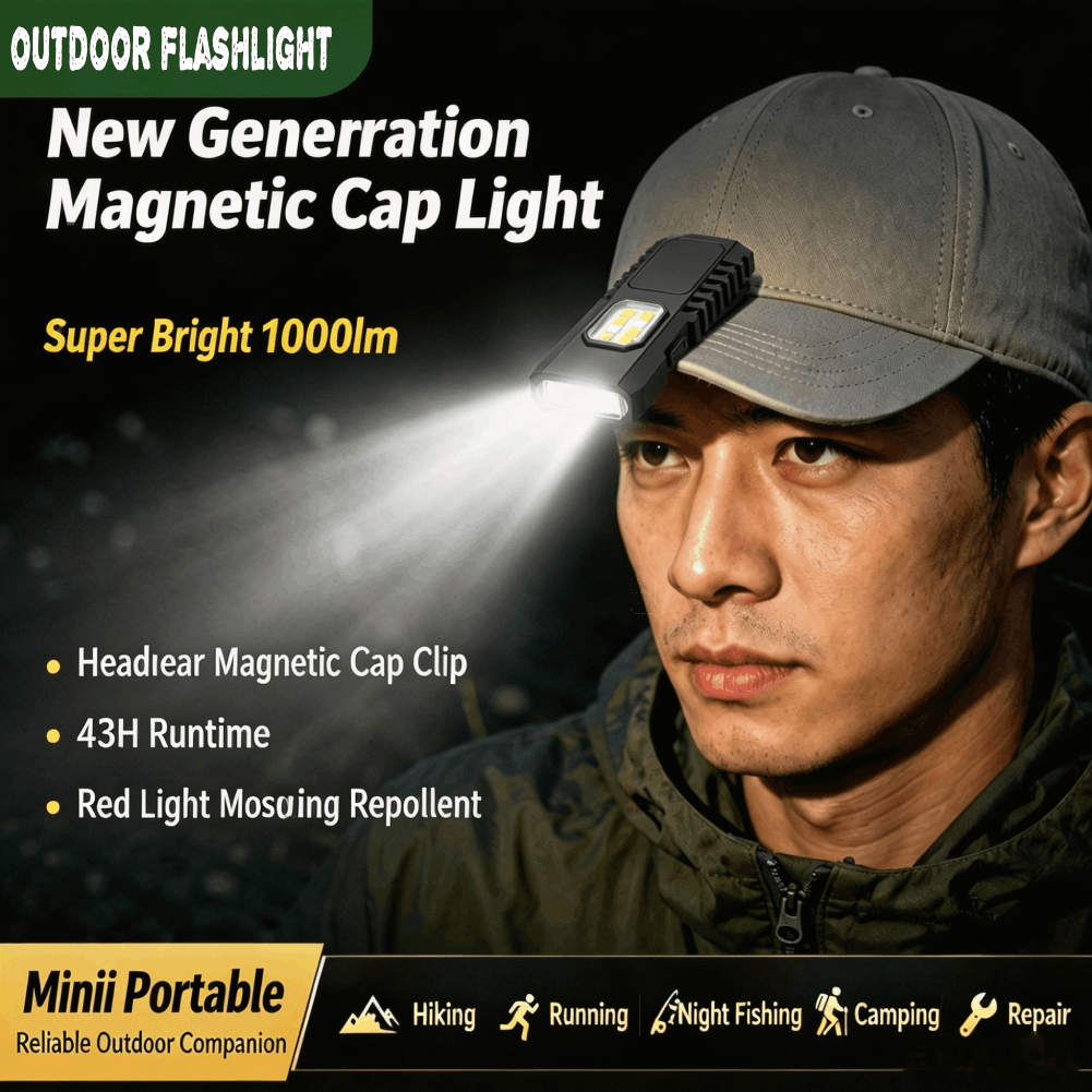 Keychain Flashlight - مصباح يدوي متعدد الوظائف قابل للشحن