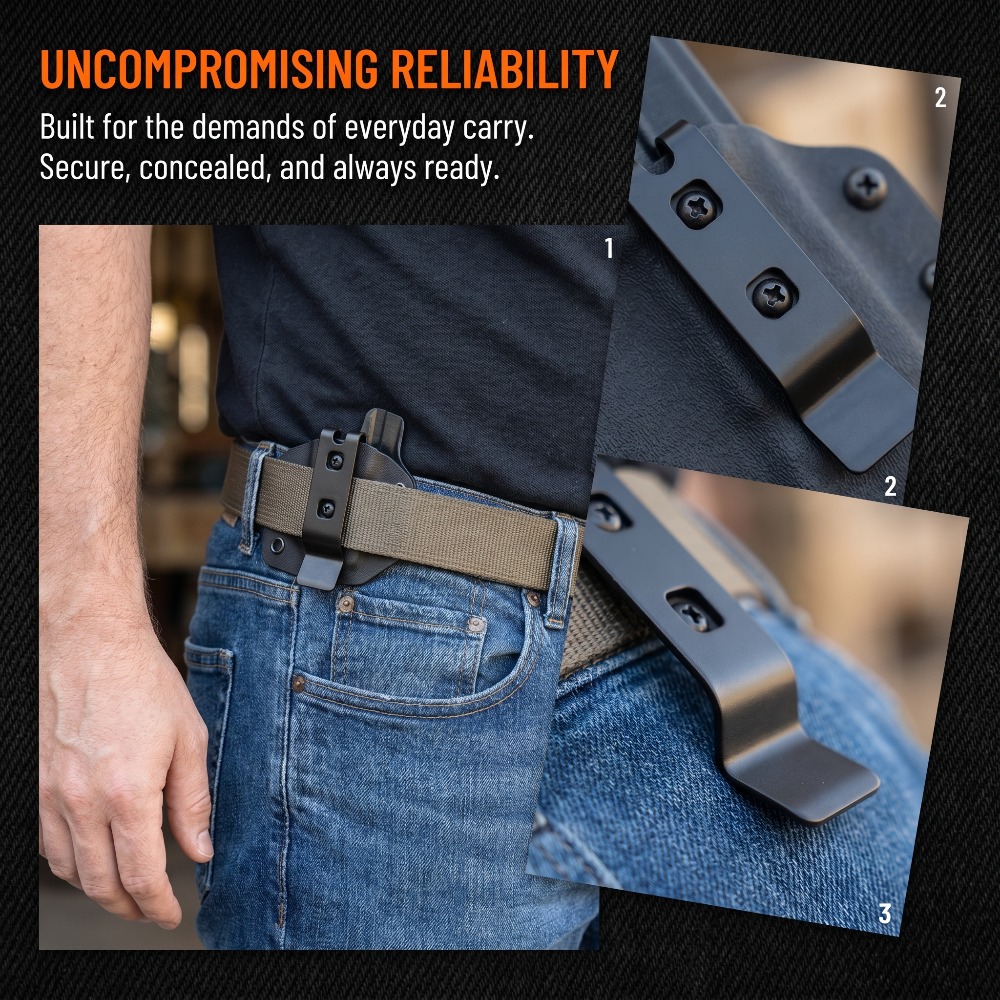 Edc Carry Accessories - مجموعة براغي بديلة لمشبك الجيب المعدني