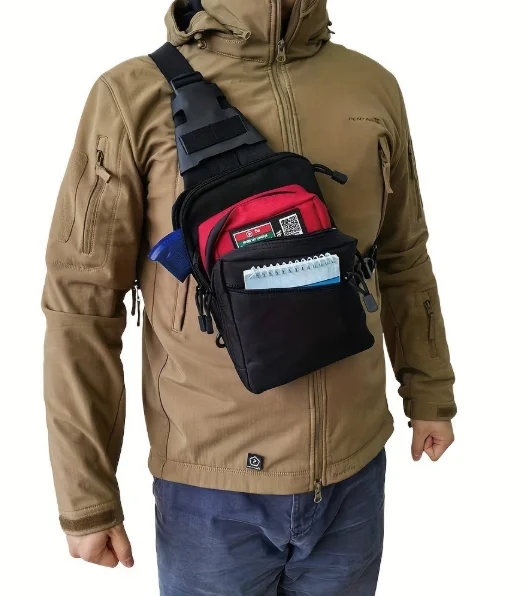 حقيبة كتف تكتيكية للحمل المخفي - مراجعة Edc Concealed Carry Sling Bag وسعره