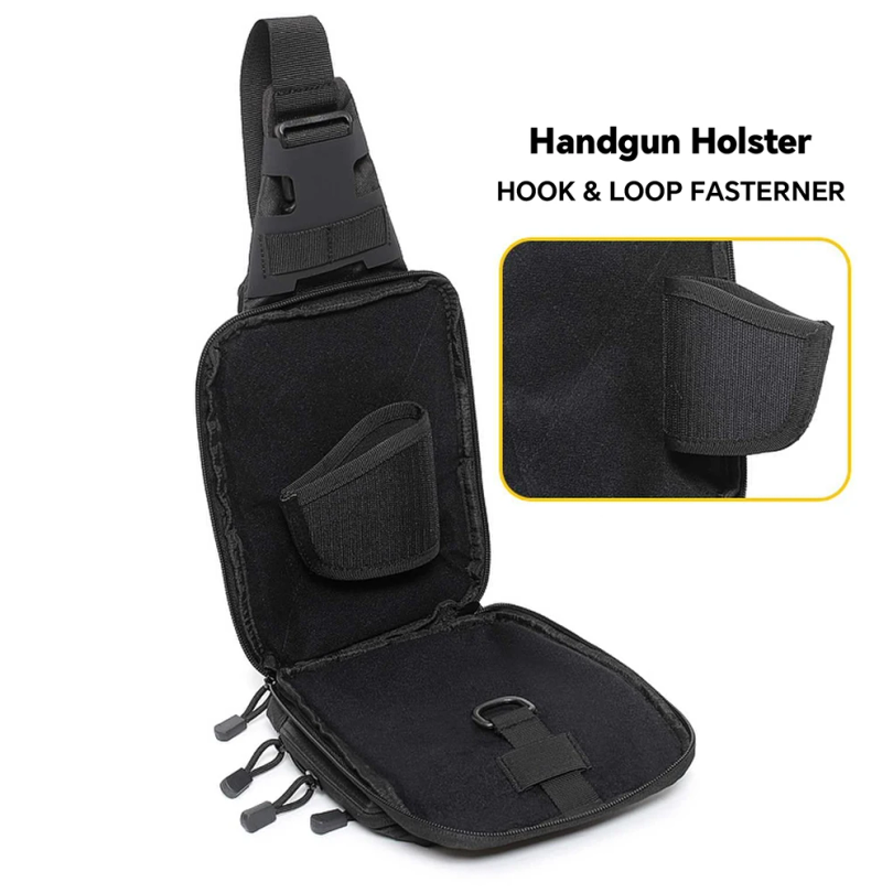 حقيبة تكتيكية للحمل المخفي، حق - مراجعة Edc Concealed Carry Sling Bag وسعره