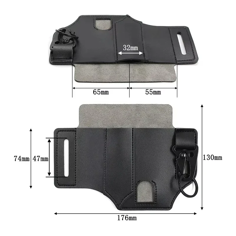 جلد البقر الخصر شماعات المحمول - مراجعة Edc Carry Belt Leather وسعره