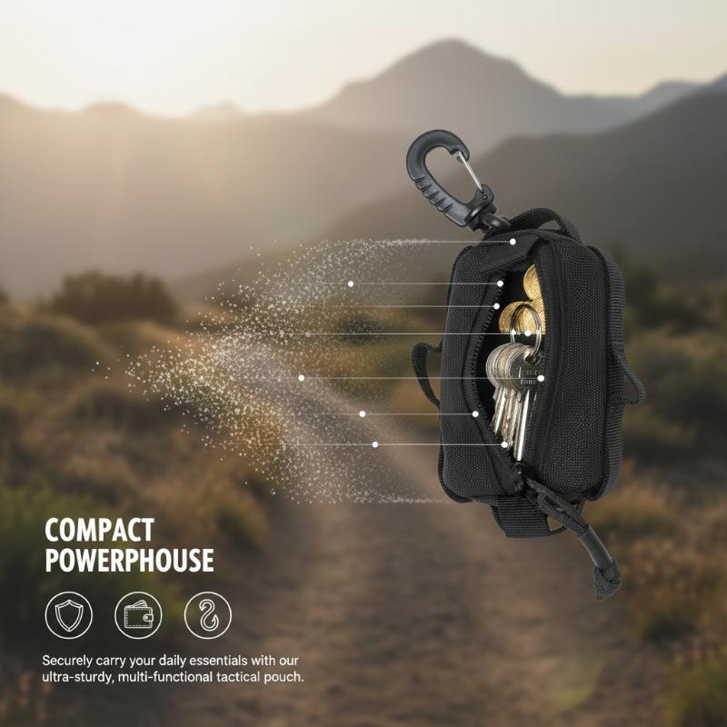 حقيبة خصر خارجية محمولة بمشبك، - مراجعة Edc Carry Pouch وسعره