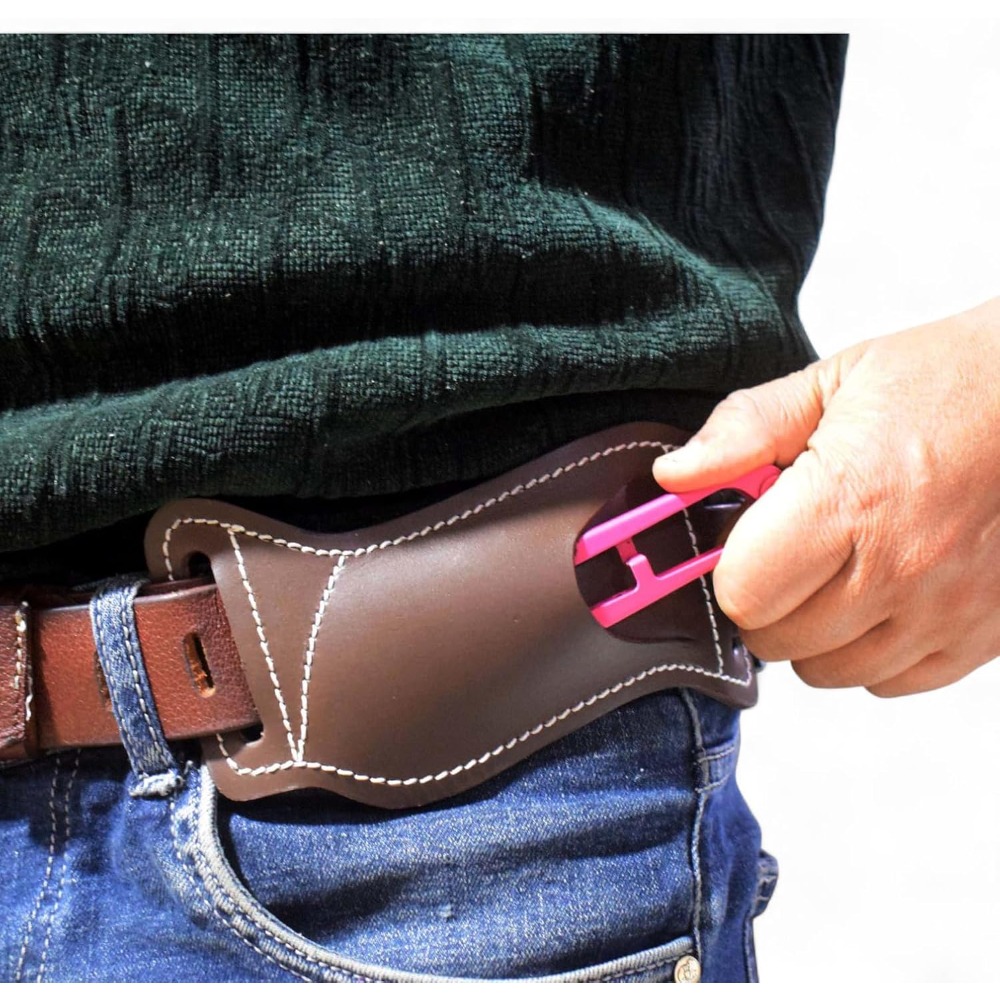 حقيبة أدوات تكتيكية، جراب سكين - مراجعة Edc Carry Belt Leather وسعره