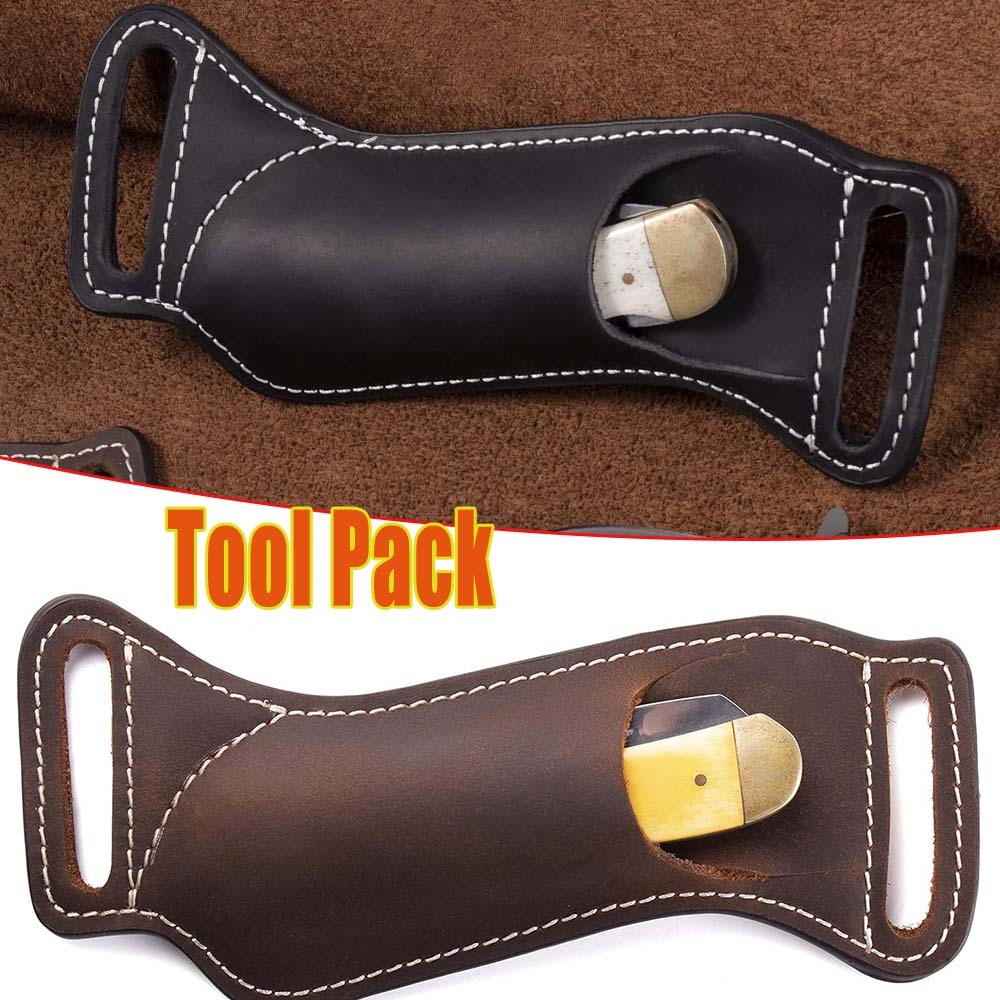 حافظة سكين تكتيكية قابلة للطي  - مراجعة Edc Carry Belt Leather وسعره
