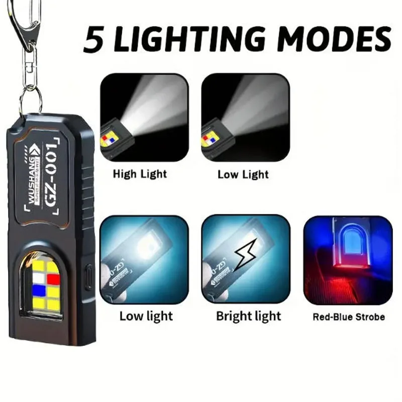 مصباح يدوي LED صغير قوي قابل ل - مراجعة Keychain Flashlight وسعره