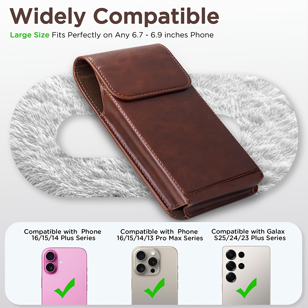 حافظة هاتف من الجلد الصناعي ال - مراجعة Edc Carry Belt Leather وسعره