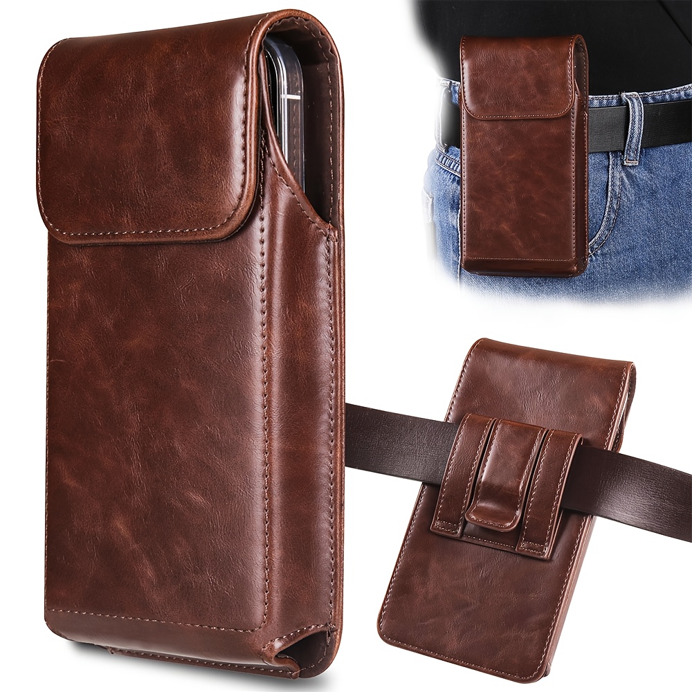 حافظة هاتف من الجلد الصناعي ال - مراجعة Edc Carry Belt Leather وسعره