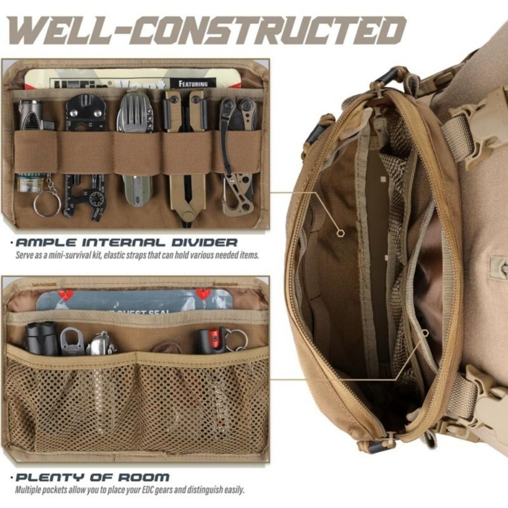 حقيبة صدر رجالية عصرية من النا - مراجعة Edc Carry Kit وسعره