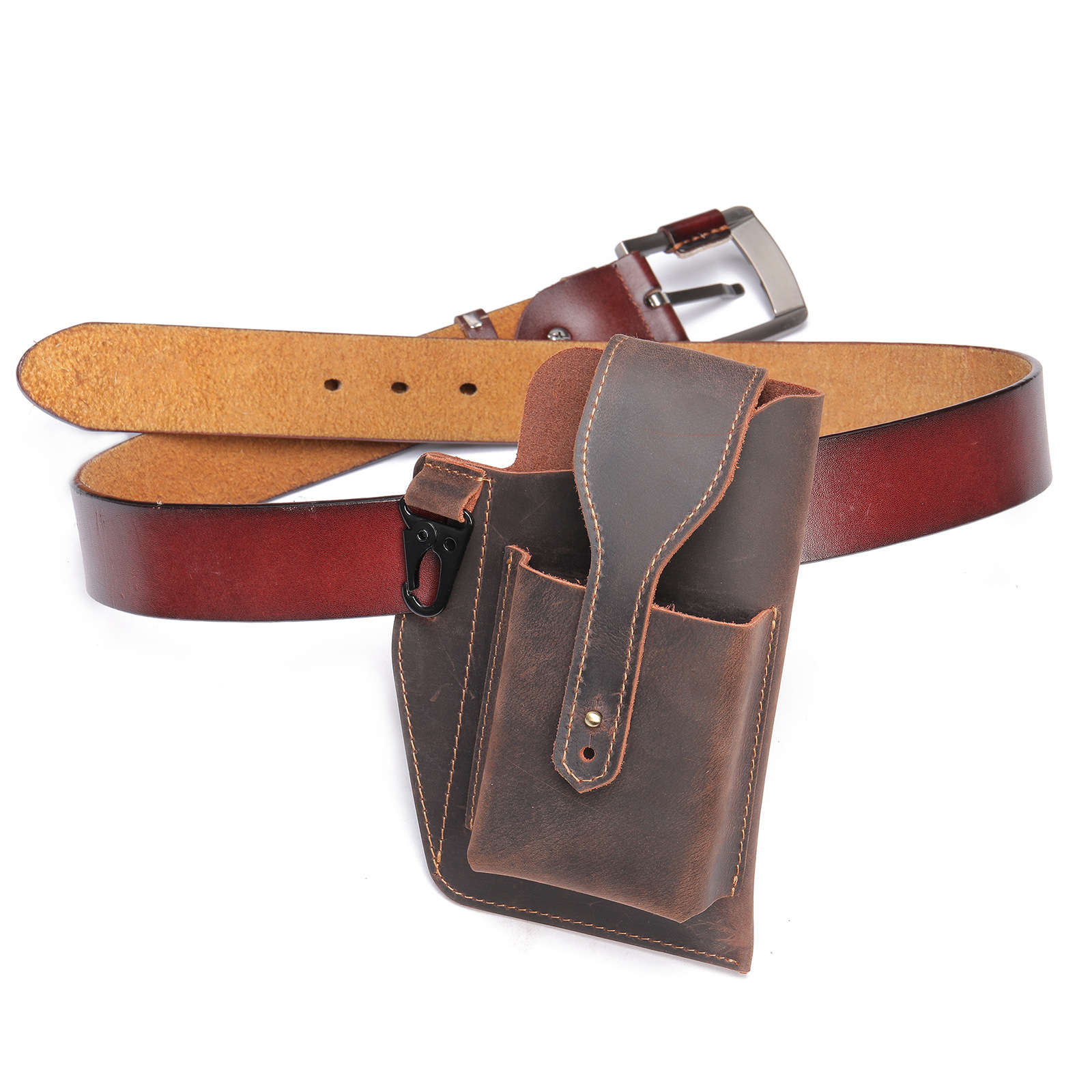 حافظة هاتف من جلد كريزي هورس ل - مراجعة Edc Carry Belt Leather وسعره