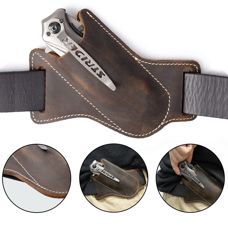 حقيبة أدوات EDC للبقاء على قيد - مراجعة Edc Carry Belt Leather وسعره