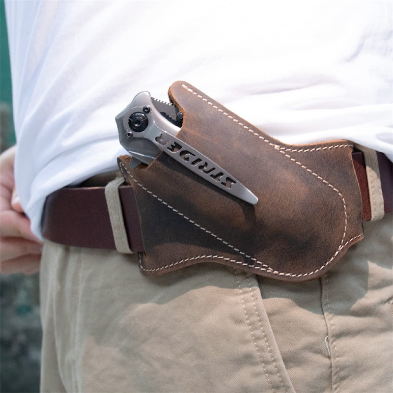 حقيبة أدوات EDC للبقاء على قيد - مراجعة Edc Carry Belt Leather وسعره