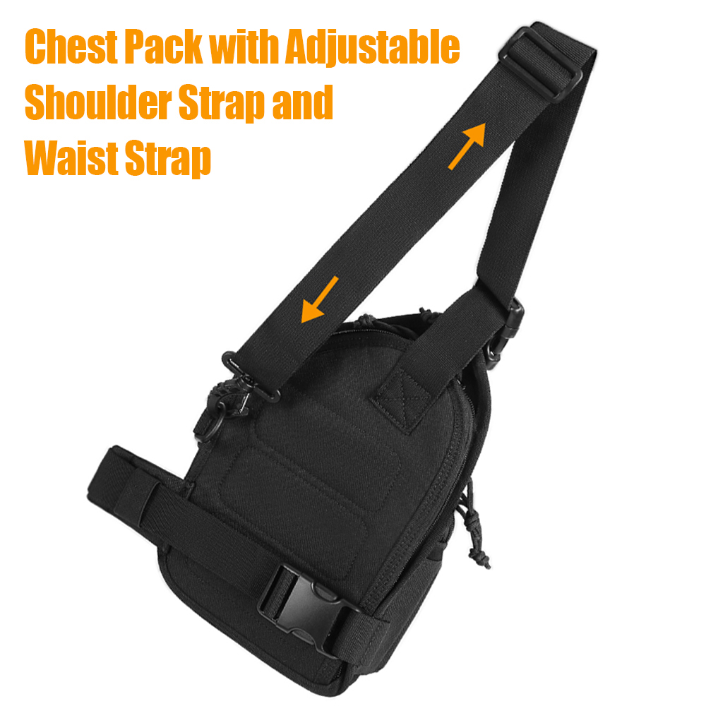 حقيبة مسدس تكتيكية، حقيبة كتف  - مراجعة Edc Concealed Carry Sling Bag وسعره