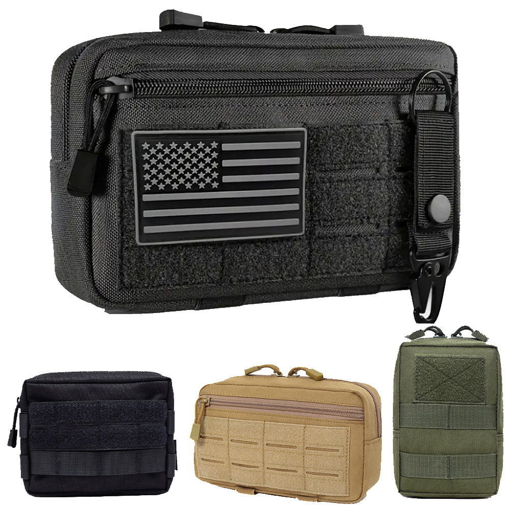 حقيبة خصر تكتيكية MOLLE متعددة - مراجعة Edc Carry Accessories وسعره